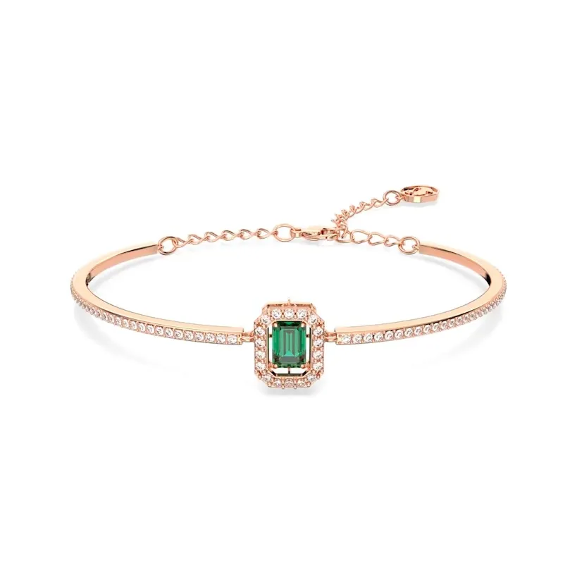 Swarovski Una Кубический цирконий Кристалл Браслеты с покрытием из розового золота Женские Золото
