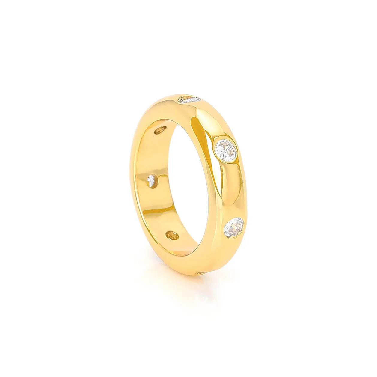 DWCP Кольца из титанового стального циркона унисекс