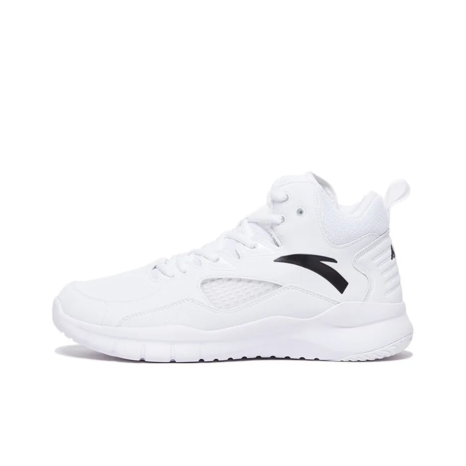 Anta Star Trail 4 KT Cushioning High-Top Basketball Shoes Men's Anta White