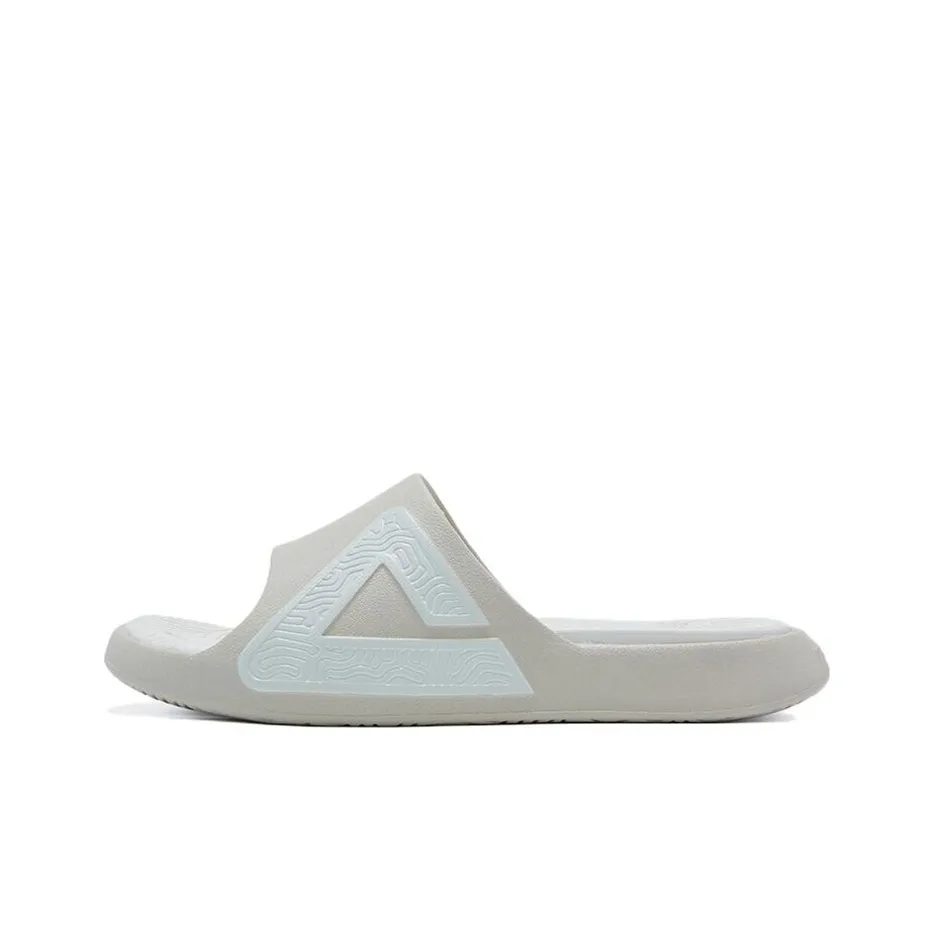 PEAK Statistic Sandals Slide Slippers Men's White Light Khaki