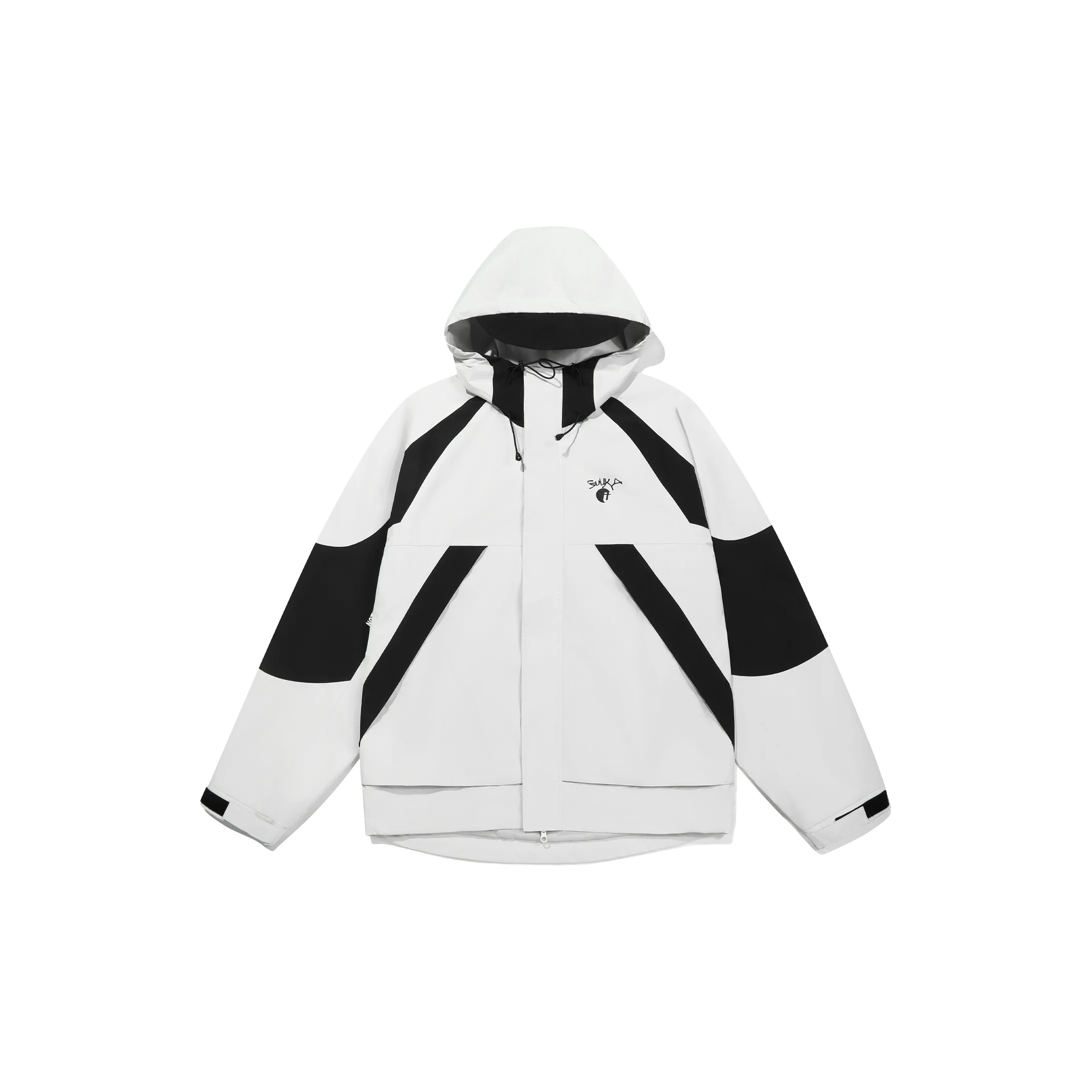 Guuka Outdoor Sun Protection Brim Climbing Clothing Coat Loose Fit Unisex Light Gray
