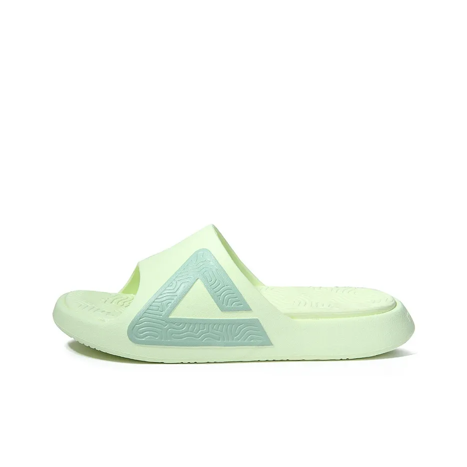 PEAK State Pole Classic Drag Cushioned Slip-Resistant Odor-Resistant Slide Slippers Women's Crystal Green