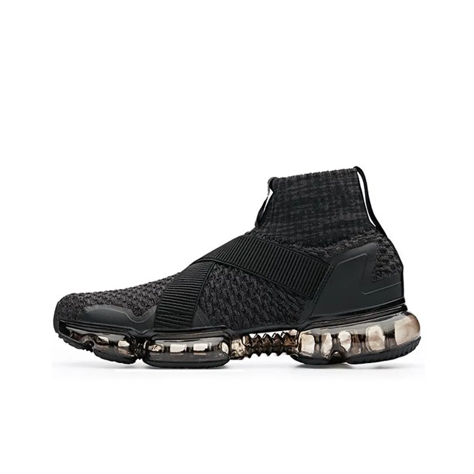 Anta SEEED Cushioning High Top Running Shoes Men's Black
