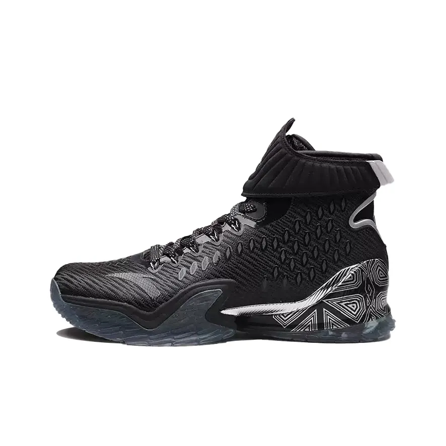 ANTA KT3 Basketball Shoes Men's High Top Black/Silver