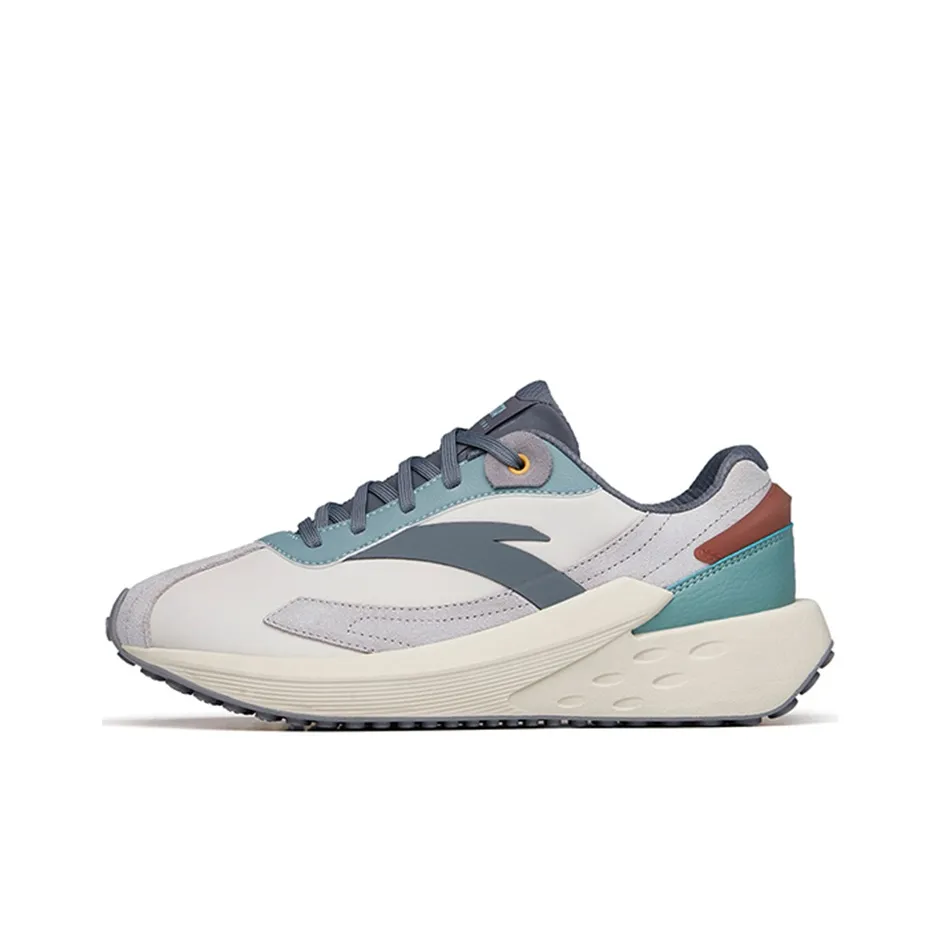 ANTA Icing Шокабойеры Slip-Resistant Низкий Топ Спортивная Повседневная Обувь Мужская Серый