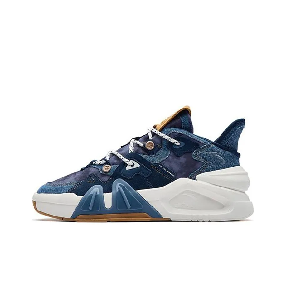 Anta Bastard 4.0 Low-Top Skateboard Shoes Women's Divine Shadow Blue