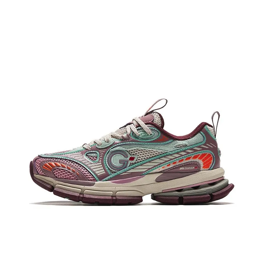 Anta Anta Champion All Weather Series Slip-Resistant Low-Top Running Shoes Women's Lotus Purple
