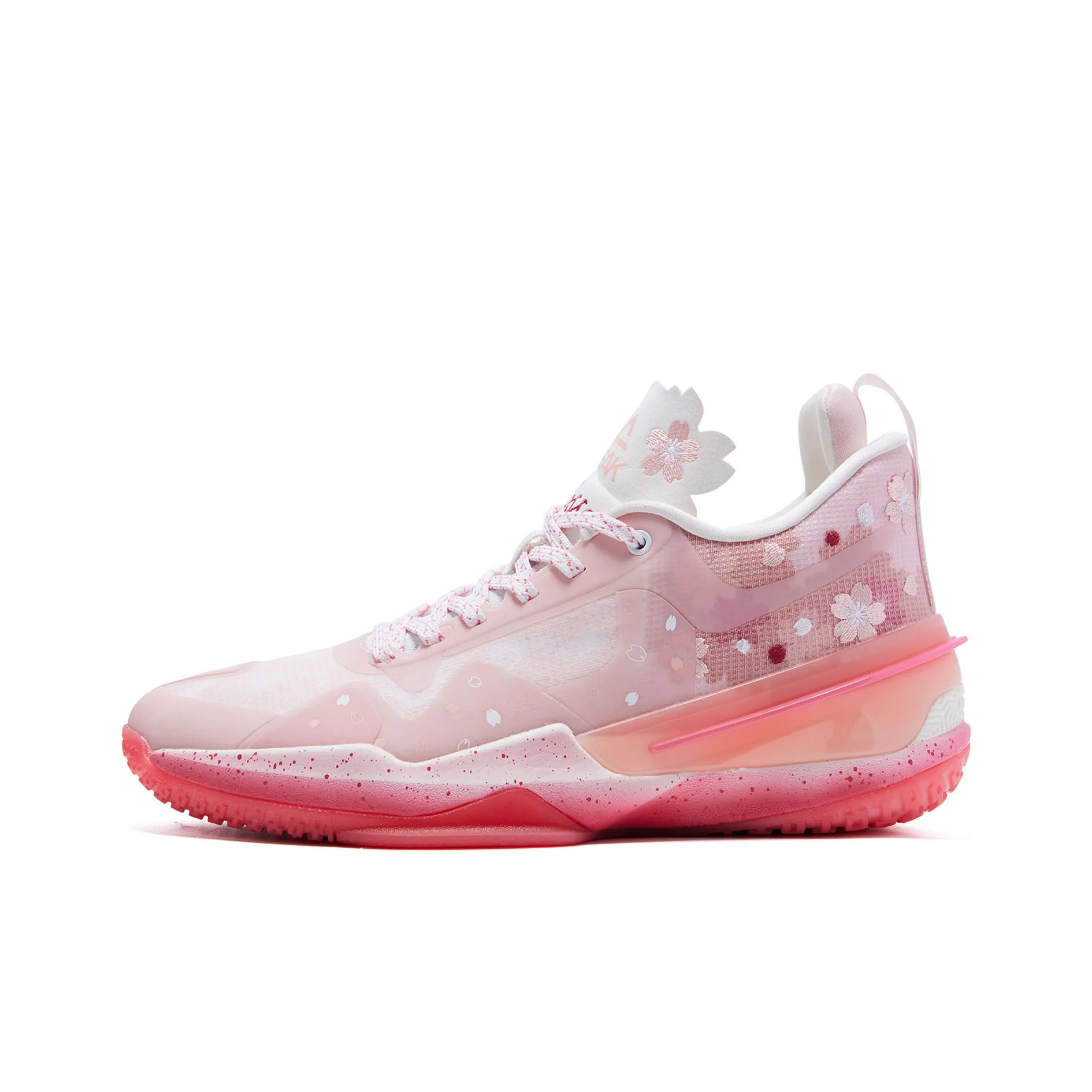 PEAK Flash 3 Taichi Cushioning Anti-Slip And Wear-Resistant Low-Top Performance Basketball Shoes Cherry Blossom Pink