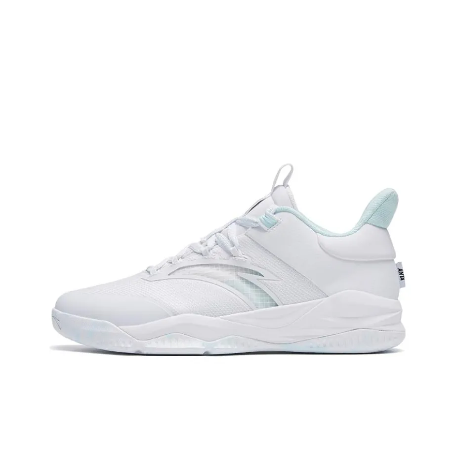 ANTA Bastard Slip-resistant Abrasion-resistant Low-top Баскетбольные кроссовки Белый