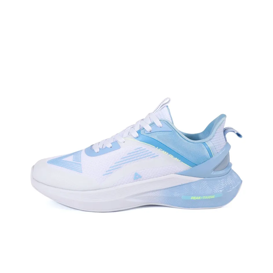 PEAK State Extremely Large Triangle 1.0 Running Shoes Men Low Top Baymax/Sky Blue/Ecru/Black/Black/All White