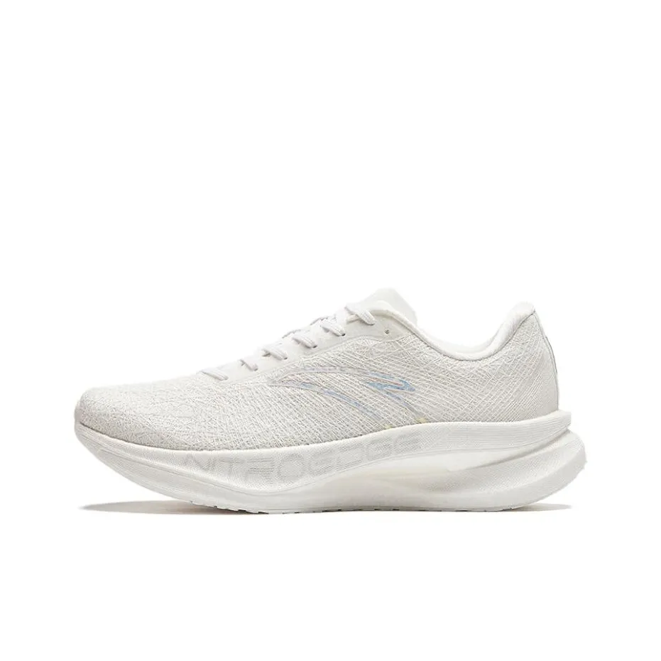 Anta Champion 2nd Gen Pro Cushioning, Wear Resistant Low Top Running Shoes Men's White