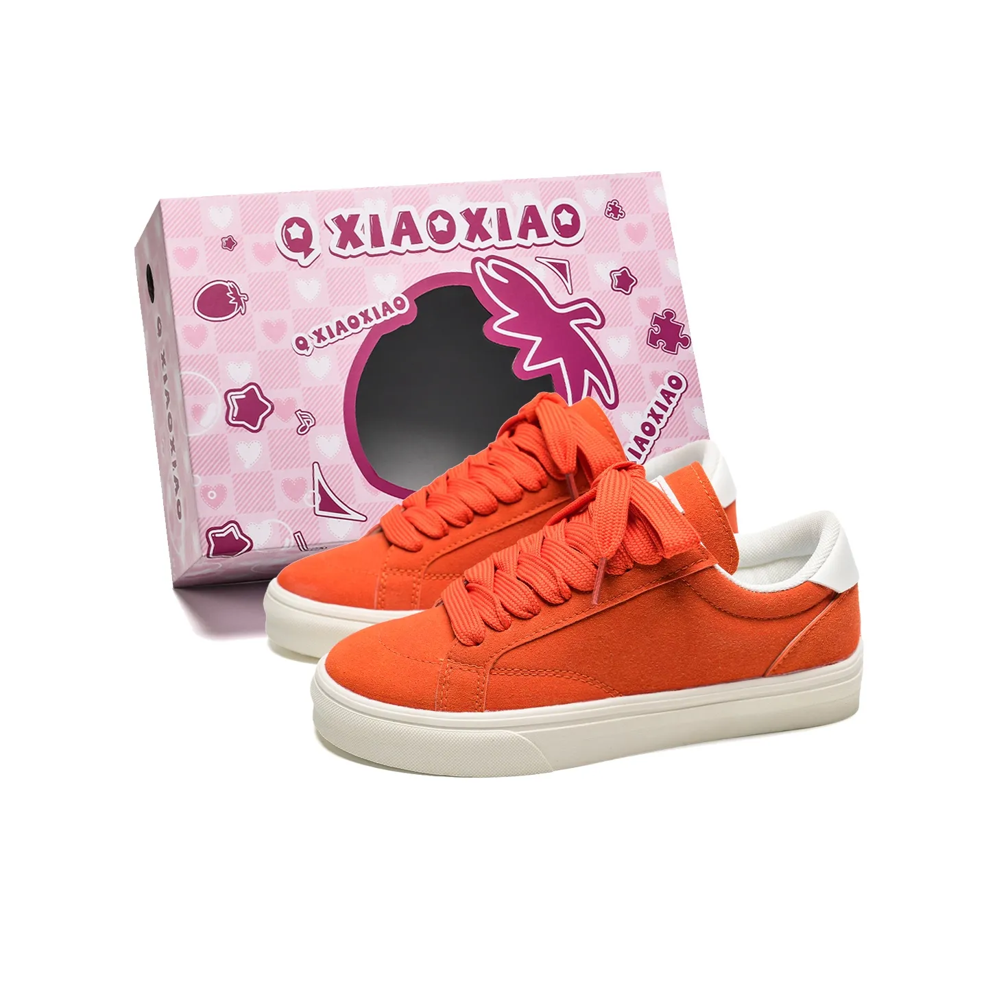 Circle Small Cushioning Coverage Lightweight Slip-Resistant Low-Top Casual Shoes Unisex Box Included