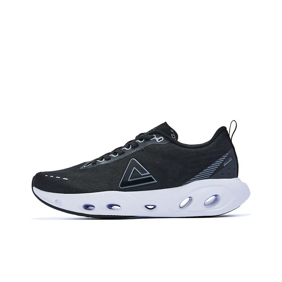 PEAK Elegator 10 Cushioning, Breathable, Lightweight Low Top Running Shoes Women's Black White