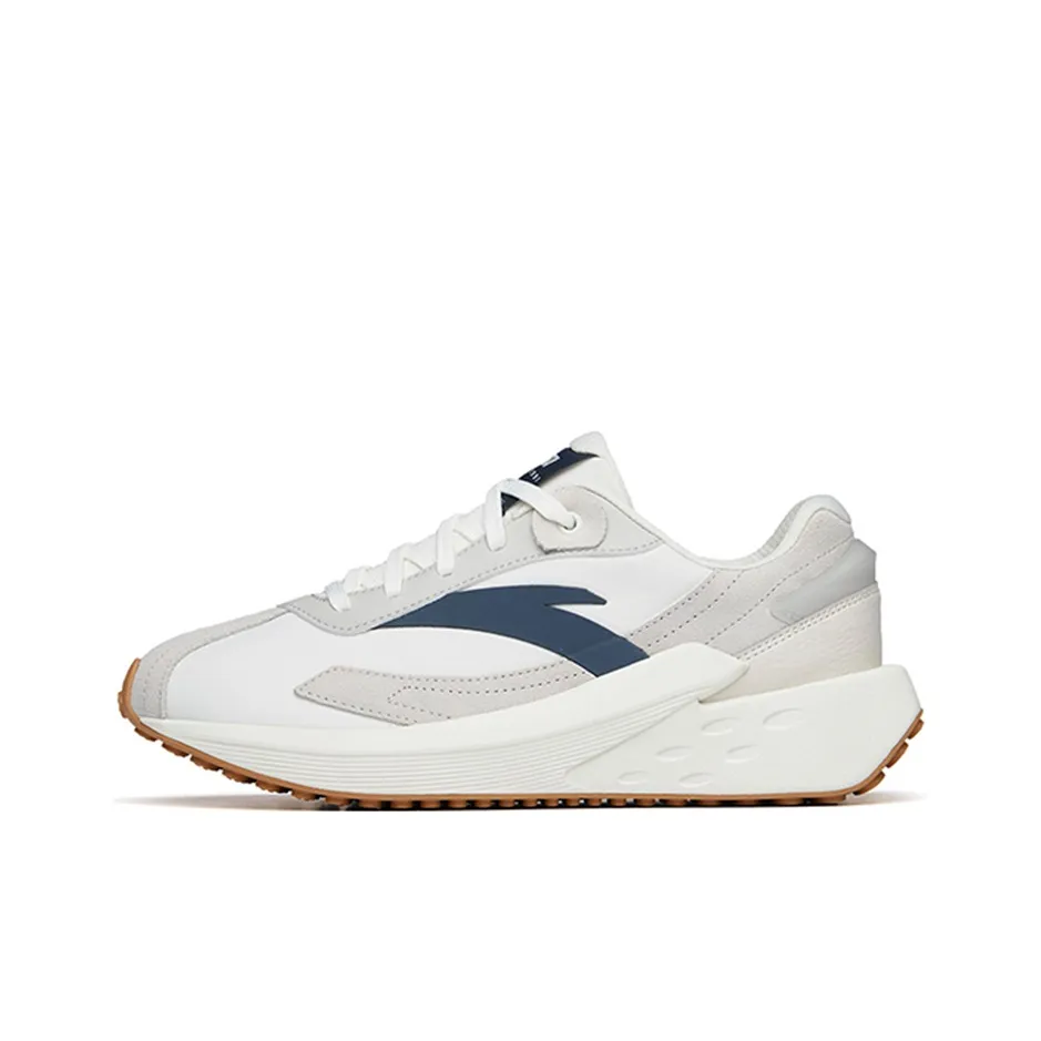 Anta Icing Cushioning Anti-Slip And Wear-Resistant Low-Top Casual Shoes Men's White Gray Blue Brown