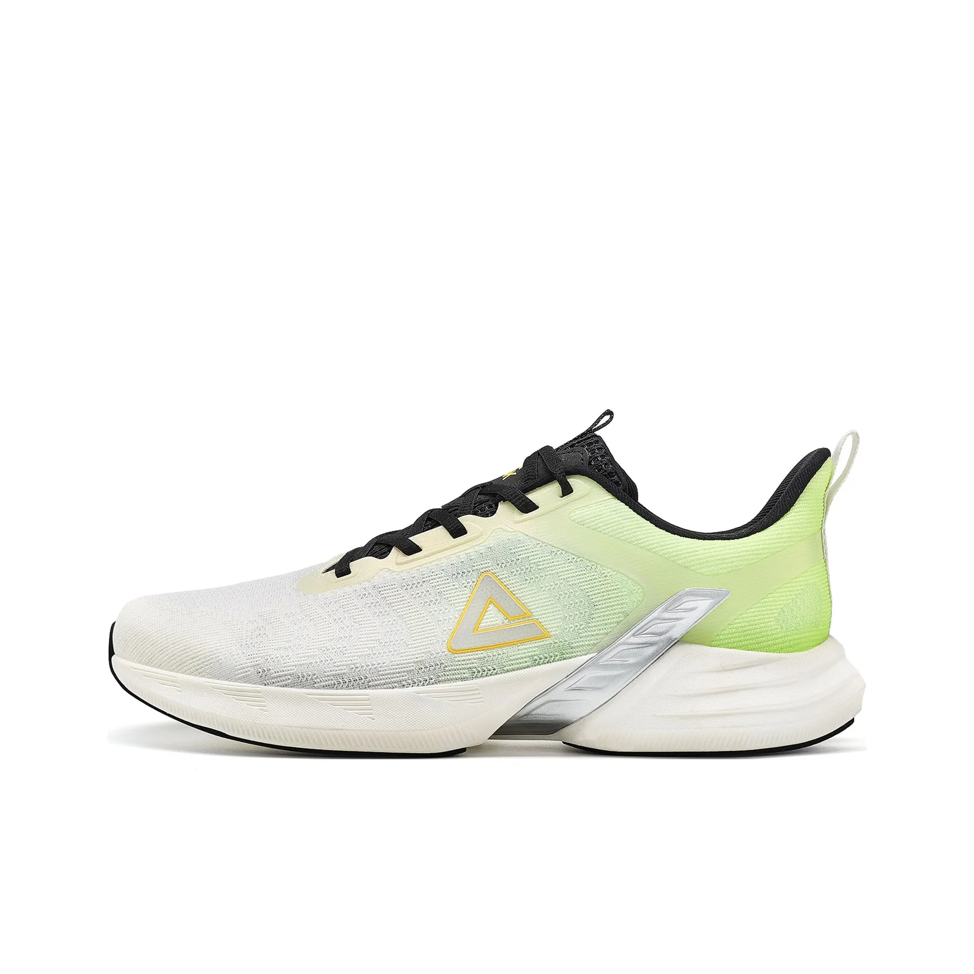 PEAK Hyperfuse Амортизаторы Slip-resistant Abrasion-resistant Низкий топ Беговые кроссовки Мужские Неоновый зеленый