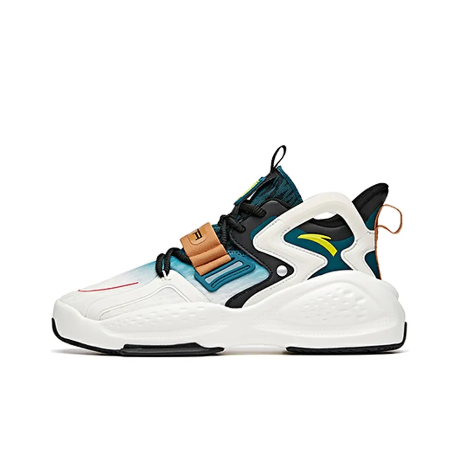 ANTA Bastard 2,0 Устойчивые к истиранию Дышащие Низкие Кроссовки для скейтбординга Мужские Белые