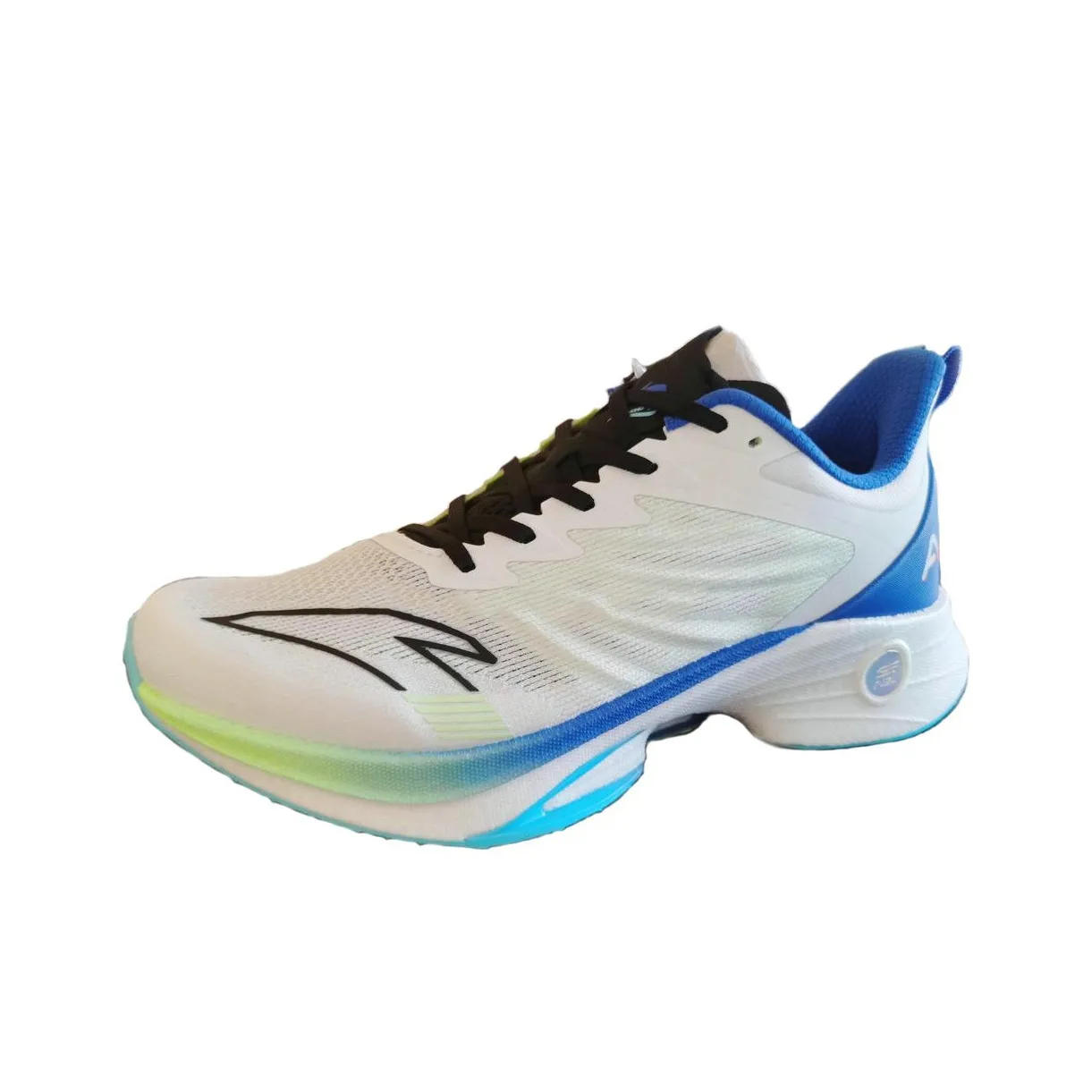 Anta MACH 3.0 Durable Breathable Low-Top Running Shoes Men's White Blue Teal