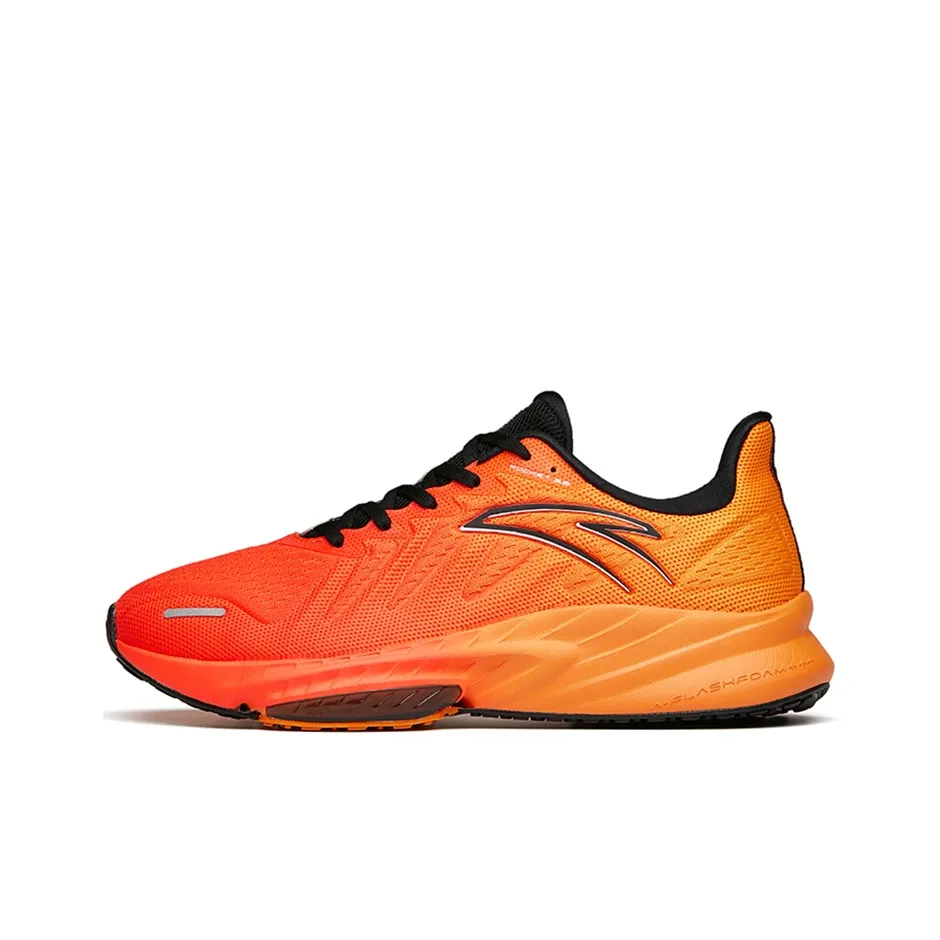 Anta Rocket 3.0 Durable Breathable Low-Top Running Shoes Men's Red Yellow