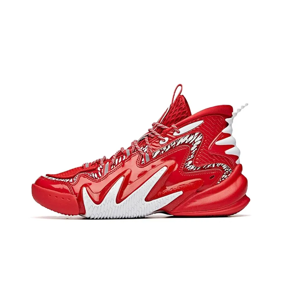 MARVEL x ANTA Berserk 2 High Топ Баскетбольные кроссовки для игры Мужской Красный Белый