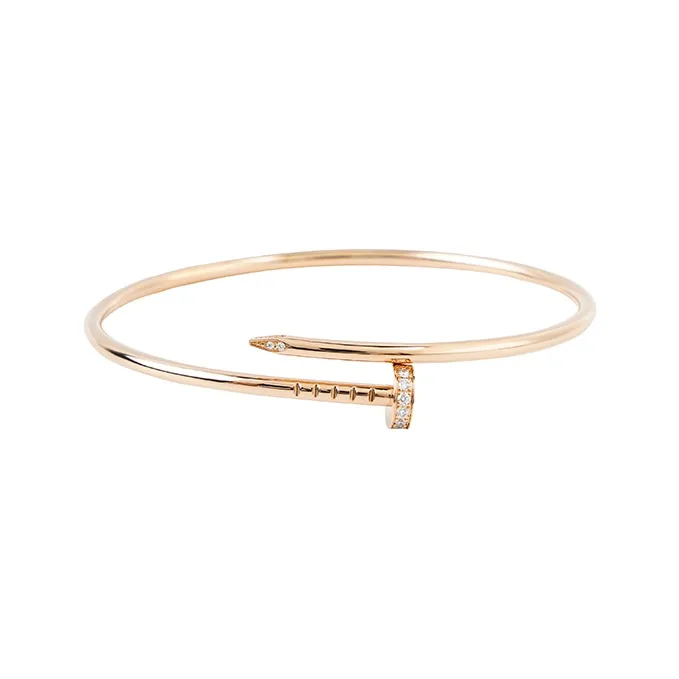 CARTIER 18k Bangles Women's Rose Gold