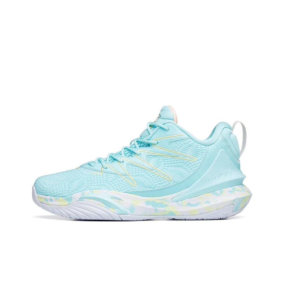 Anta The Dagger 5 Durable Cushioning Low-Top Basketball Shoes Men's Blue