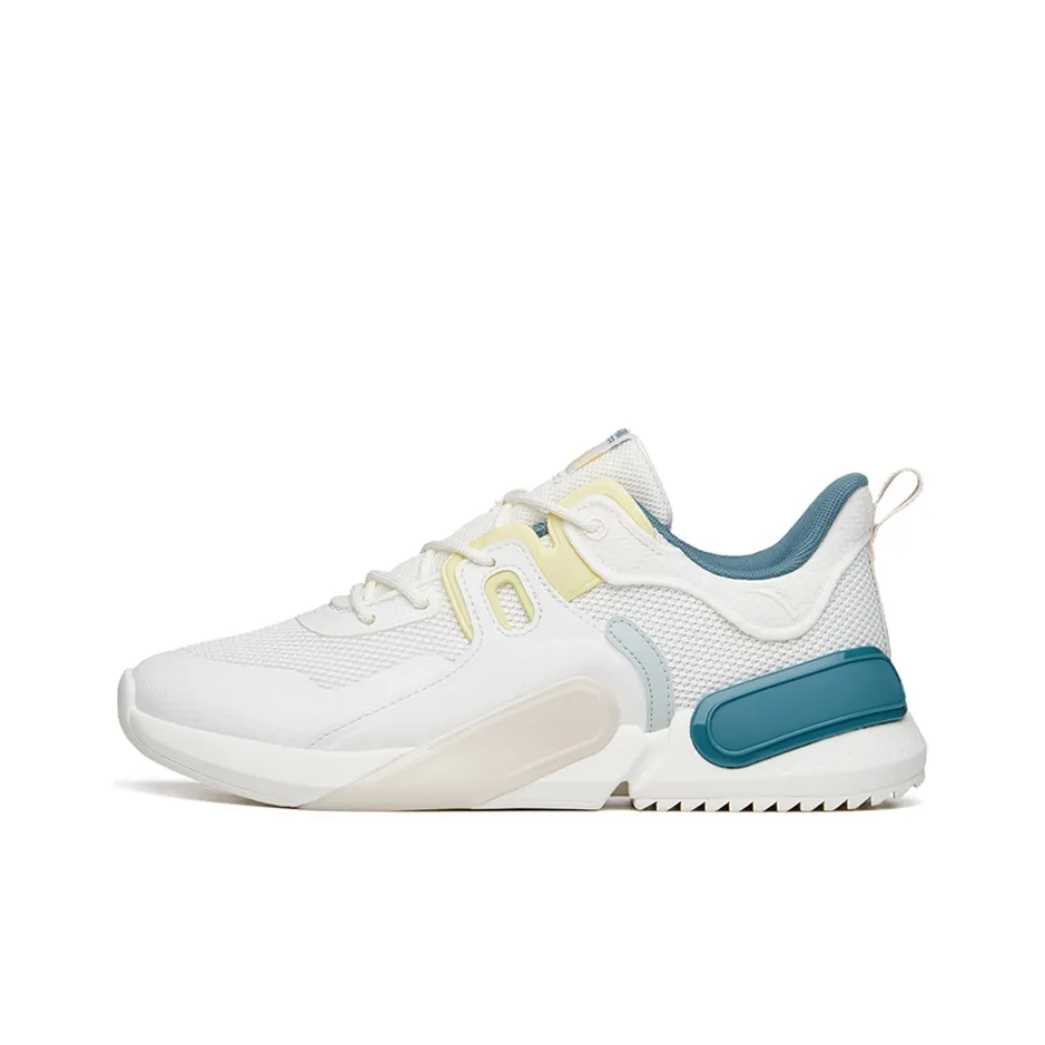 ANTA Rubik's Cube Амортизация Износостойкий Низкий Топ Casual Мужской Бежевый Белый Серый