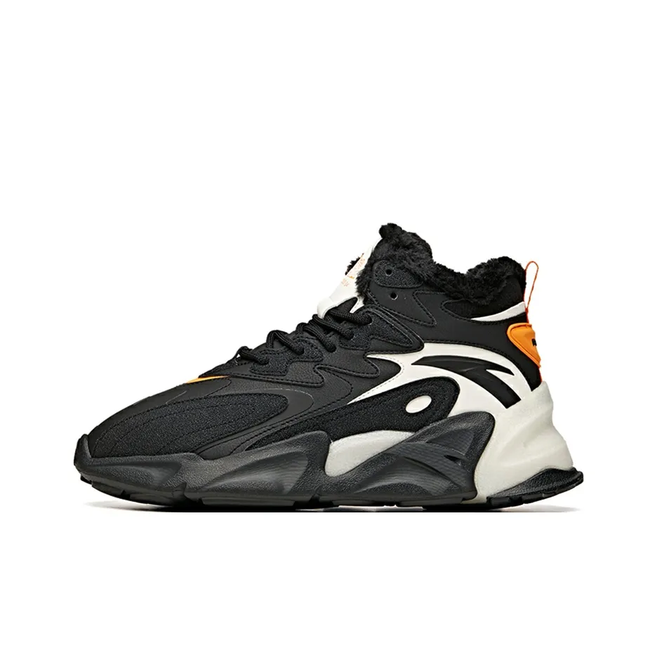 ANTA Импульс Амортизация Устойчивый к истиранию Теплоизоляционный Высокий Топ Casual Мужской Черный Белый