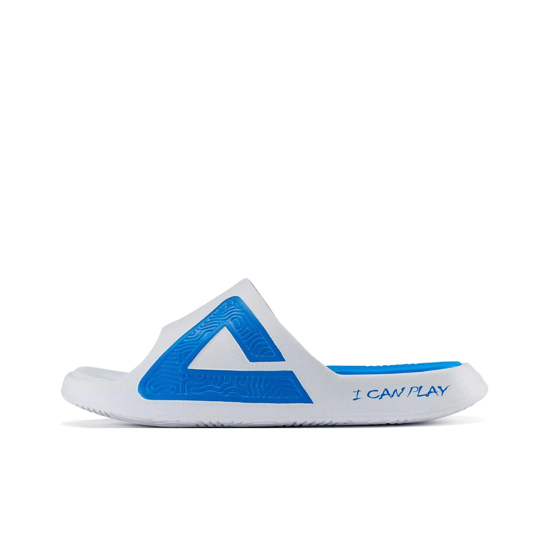PEAK Statistic Sandals Quiet Slide Slippers Men's White Blue