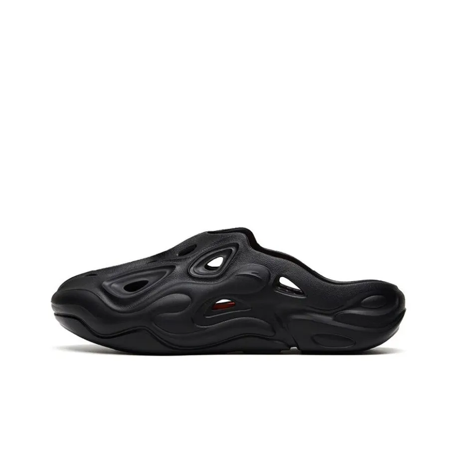 Anta Chaobai 1.0 Slip Resistant Abrasion Resistant Slide Slippers Men's Black