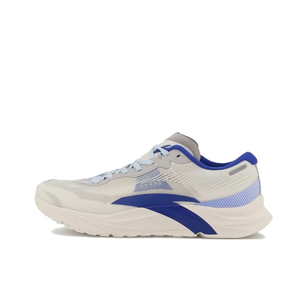 ANTA Asphalt Road Fighter 1.0 Running Shoes Men's Low Top Ivory White/Shade 1 Gray/True Blue