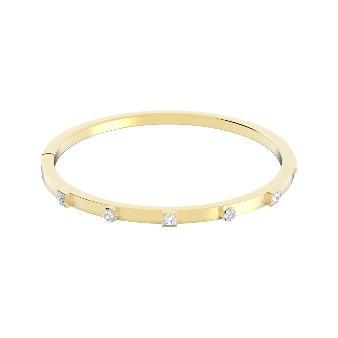 Swarovski Браслеты с синтетическим кубическим цирконием женские золотые