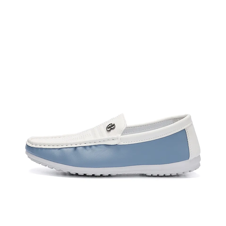 EASTERN CAMEL Gommino Loafers Men's White