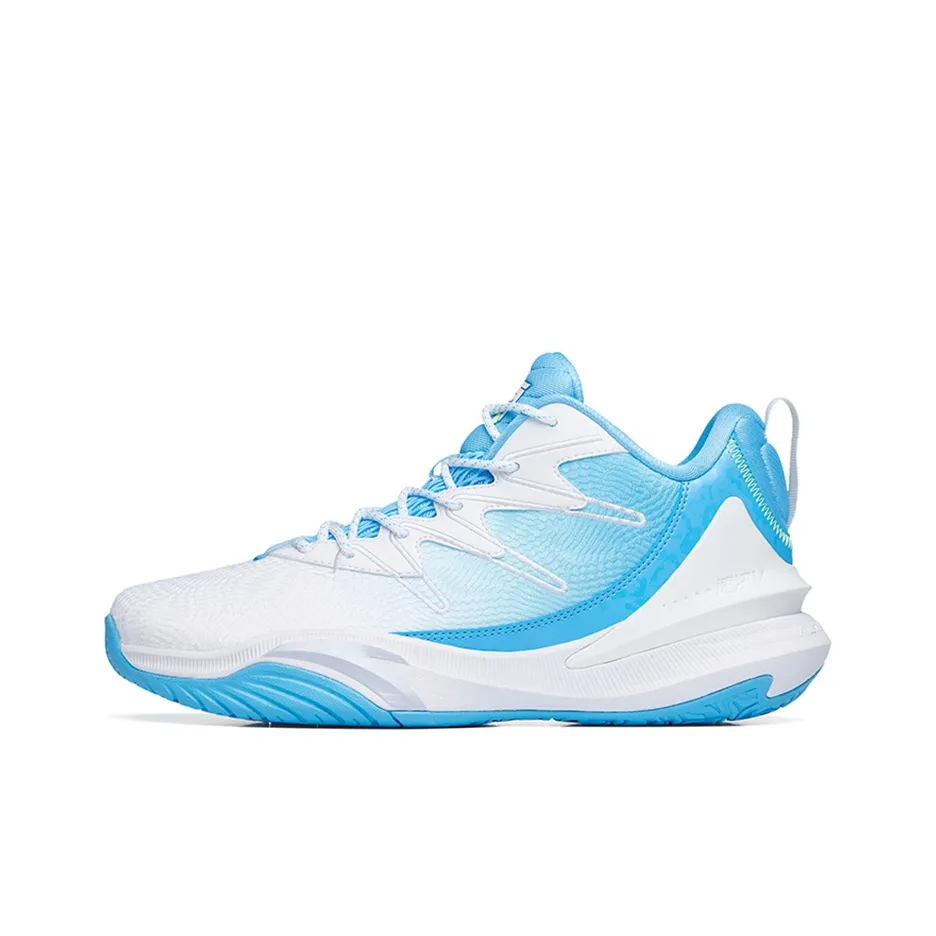 ANTA The Dagger 5 Basketball Shoes Men's Low Top White/Clear Spring Blue