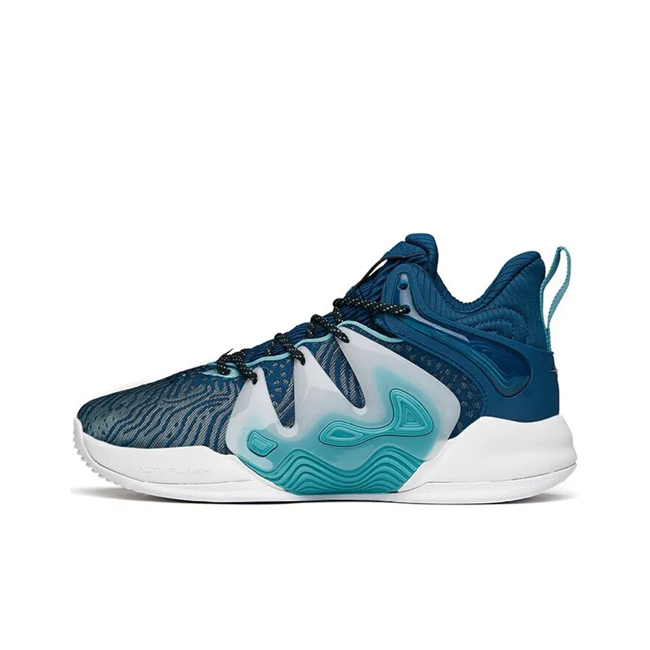 ANTA Mountain 1 Basketball Shoes Men Low Top Arsenal Blue