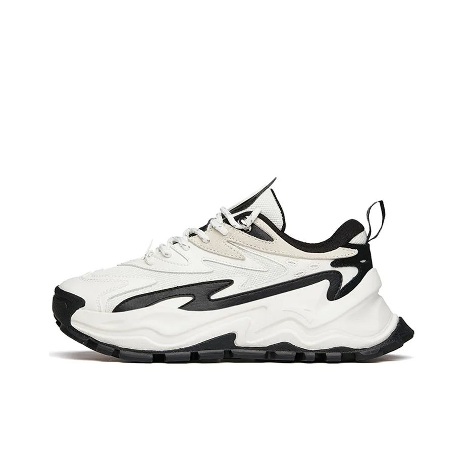 ANTA Hot Shock Absorbers Slip-resistant Abrasion-resistant Low Top Footwear Women's Black White ANTA Hot Shock Absorbers Slip-resistant Abrasion-resistant Низкий Топ Обувь Женская Черный Белый