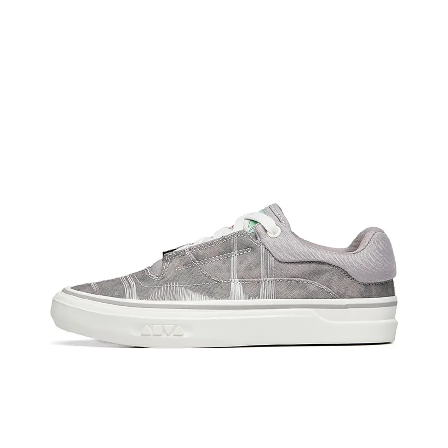Anta Ao Li Wear-Resistant Low-Top Skateboard Shoes Women's Magic Mat Gray