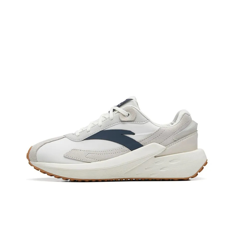 Anta Icing Cushioning Anti-Slip And Wear-Resistant Low-Top Sports Casual Shoes Women's White Gray Blue Brown