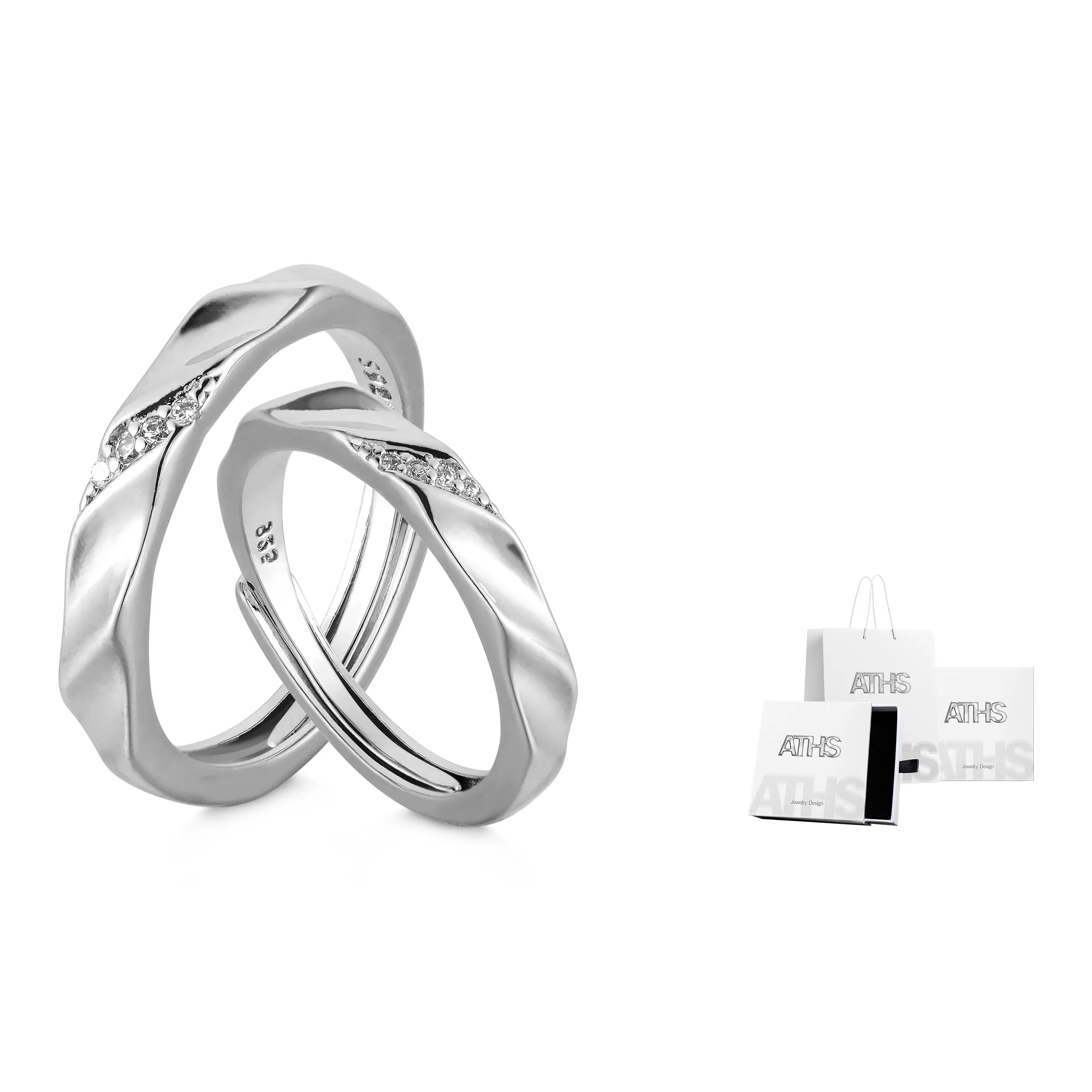 ASTAR HADES Циркон Кольца Унисекс