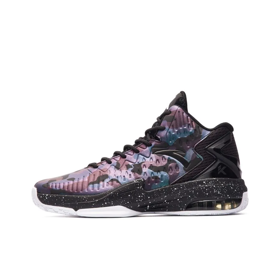 Anta KT3 Thompson Abrasion Resistant Breathable High Top Basketball Shoes Men's Black White