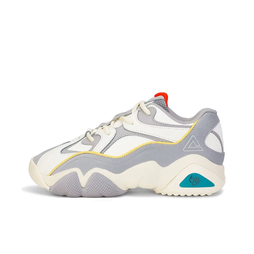 PEAK State Pole 6371 Slip Устойчивый к истиранию Низкий Топ Casual Женский Светло-Серый Экрю