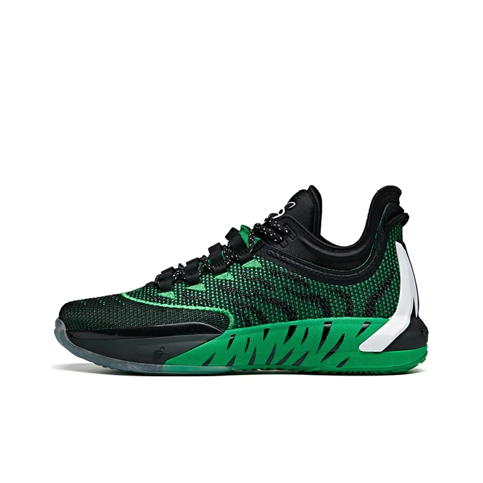 Anta Gordon Hayward GH1-Low Anti-Slip Wear-Resistant Low-Top Basketball Shoes Black Green