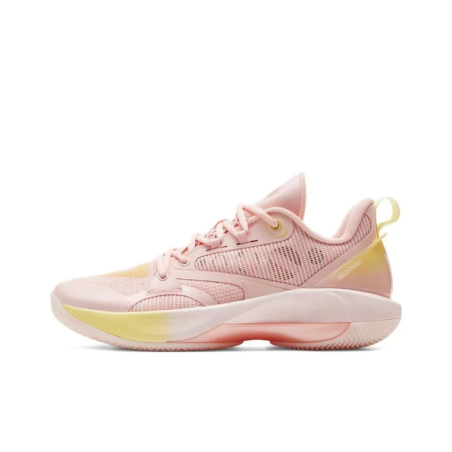 PEAK Tai Ji1.0 Basketball Shoes Women's Low-Top Pink