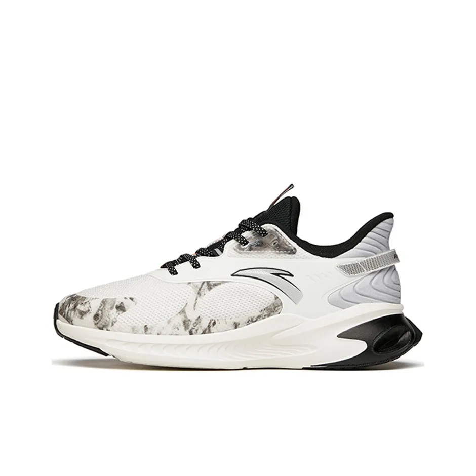 ANTA Rocket 2,0 Амортизация Легкий Отскок Низкий Топ Беговые кроссовки Мужские Белый Серебряный