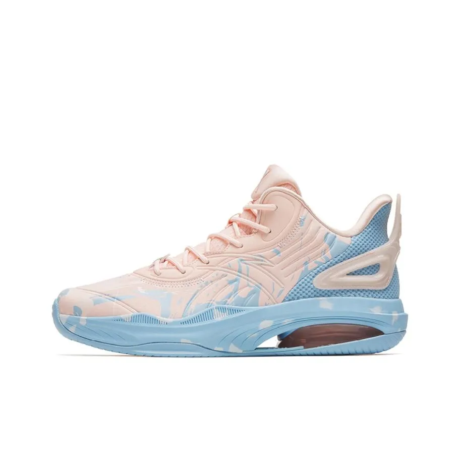 Anta KT3 Thompson Cushioning Anti-Slip And Wear-Resistant Low-Top Basketball Shoes Los Angeles Blue Pink