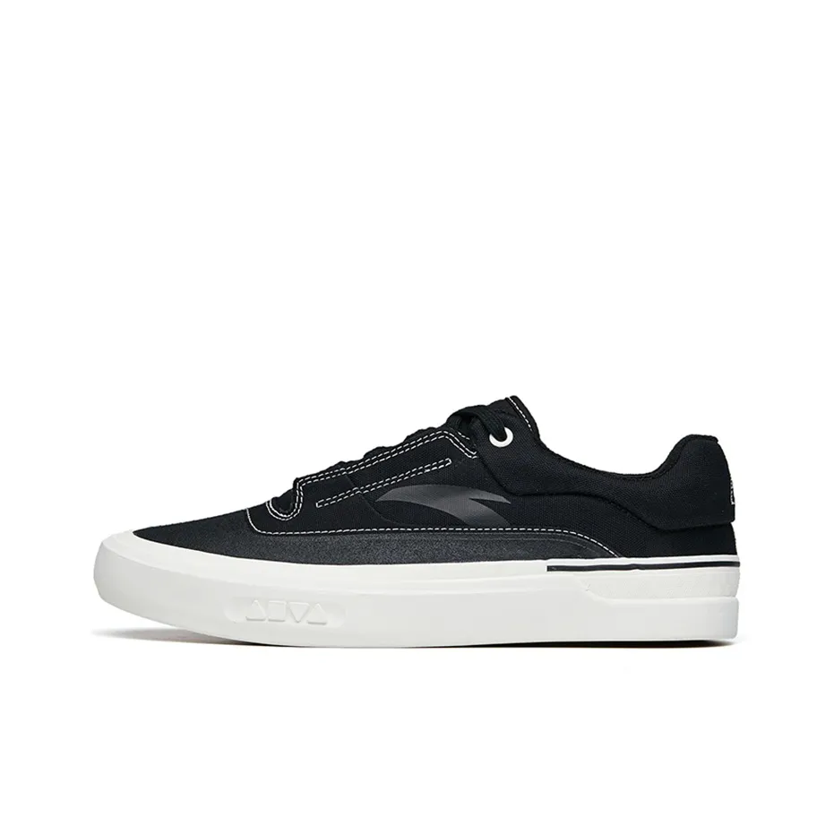 Anta Ao Li Non-slip Lightweight Low-Top Skateboard Shoes Men's Black