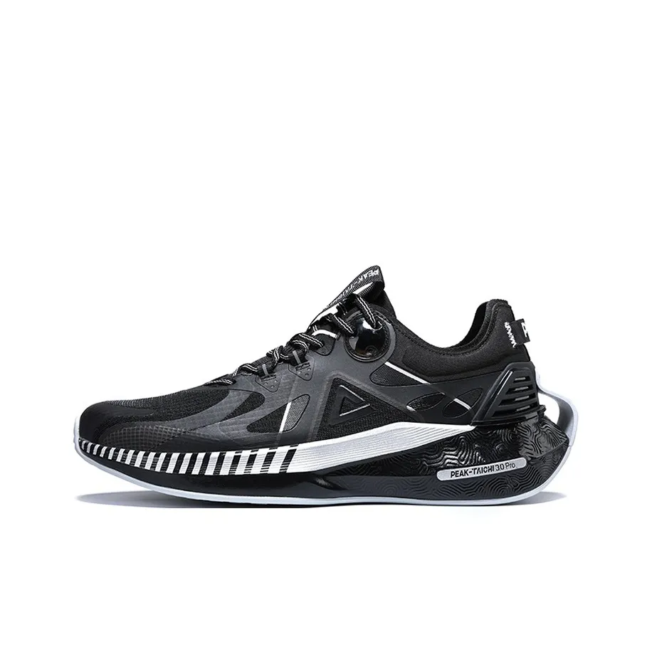 PEAK Tai Chi 3.0 Pro Running Shoes Men's Low Top Black/Silver