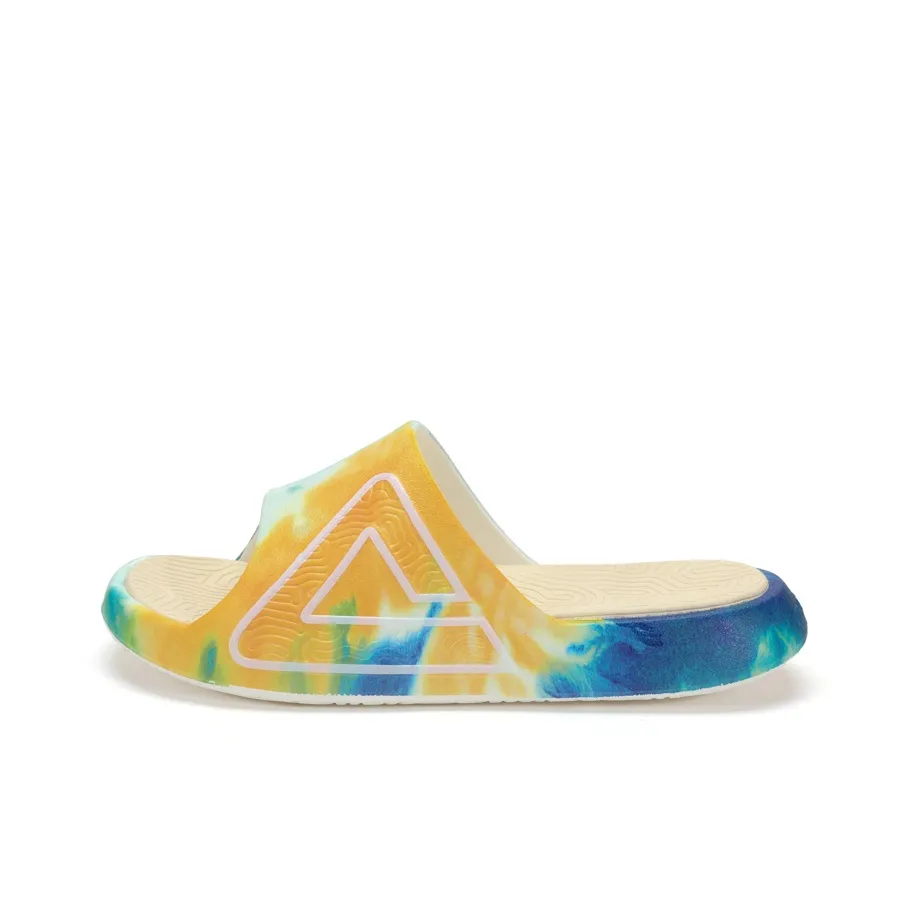 PEAK State Extremely Large Triangle 1.0 Slide Slippers Women's Milk Jade Caribbean Blue