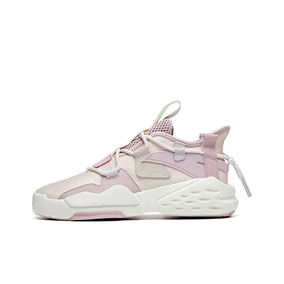 ANTA Bastard 6 Slip-on Устойчивый к истиранию Низкий Топ Скейтборд Кроссовки Женские Розовые