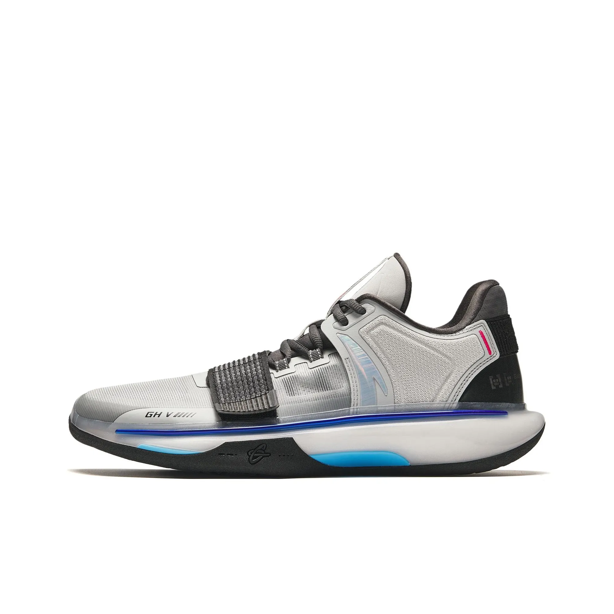 Anta GH5 Cushioning Rebound Low Top Basketball Shoes Men's Microchip Gray