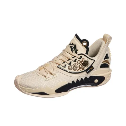 Anta Shock Wave 5 Баскетбольные кроссовки Низкие Белый черный Мужские